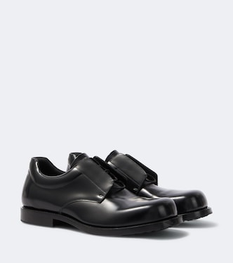 Brushed leather Derby shoes | Balenciaga