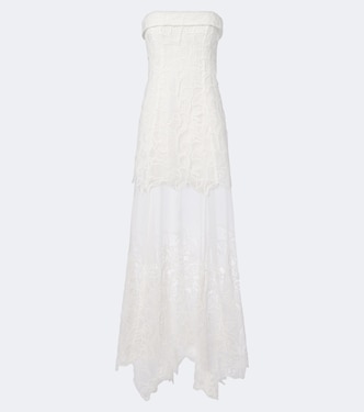 Rennis organza bustier gown | Simkhai
