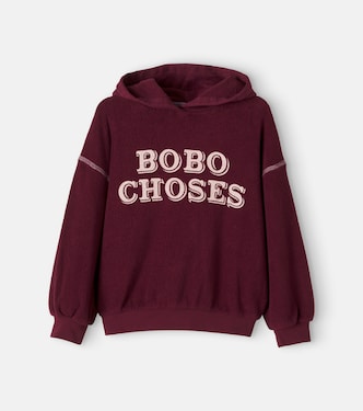 Logo cotton teddy hoodie | Bobo Choses