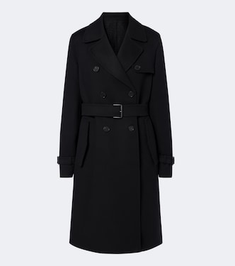 Double-breasted wool coat | Fendi