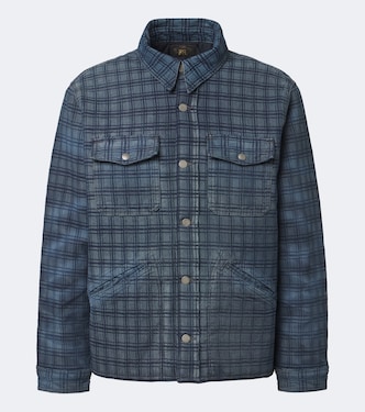 Jacquard plaid denim jacket | RRL