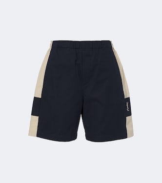 Shorts Cassandre aus Baumwolle | Saint Laurent