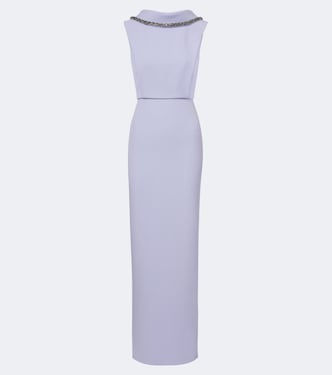 Embellished crêpe gown | Roland Mouret
