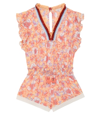 Sasha floral playsuit | Poupette St Barth Kids