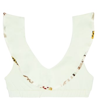 Ruffle-trimmed bikini top | Marysia Bumby