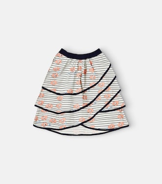 Jupe rayée en coton | Mini Rodini