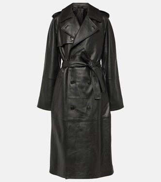 Leather trench coat | Wardrobe.NYC