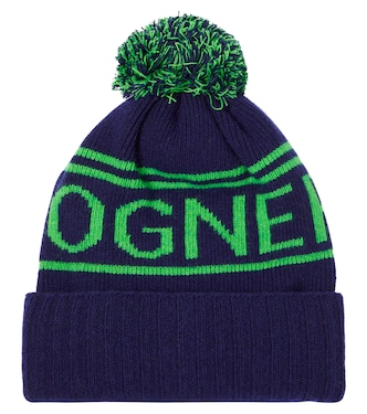 Noam logo wool-blend beanie | Bogner Kids