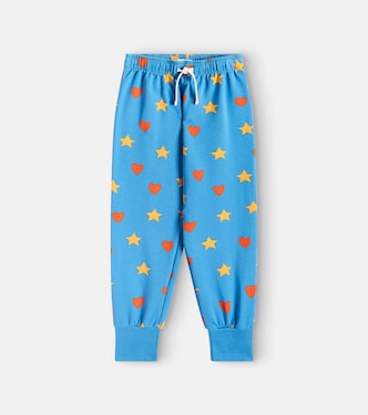 Pantalon de survêtement Hearts Stars en coton mélangé | Tinycottons