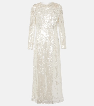 Bridal Amiria sequined gown | Emilia Wickstead