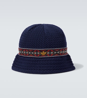 x Clot embroidered crochet cotton bucket hat | Adidas
