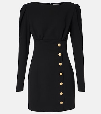 Wool-blend crêpe minidress | Alessandra Rich