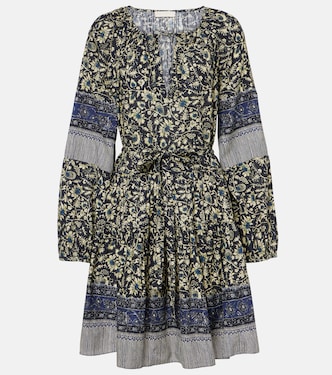 Vestido corto Abri de algodón floral | Ulla Johnson