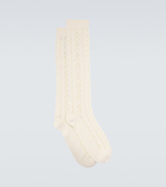 Pointelle cotton socks  | Valentino