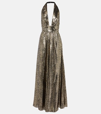 Ivy leopard-print open-back maxi dress | Alexandra Miro