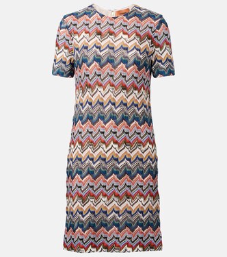 Zigzag lamé minidress | Missoni