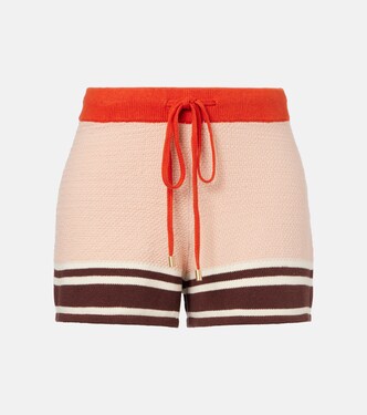 Ascension knitted cotton-blend shorts | Zimmermann