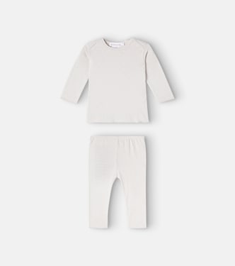 Baby Timi cotton T-shirt and pants set | Bonpoint