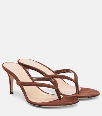 Suede thong sandals | Gianvito Rossi