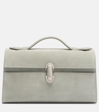 Symmetry suede tote bag  | Savette