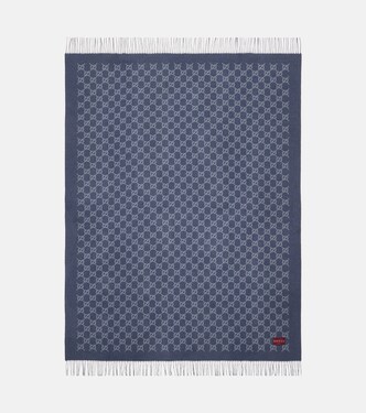 GG wool and cashmere blanket | Gucci