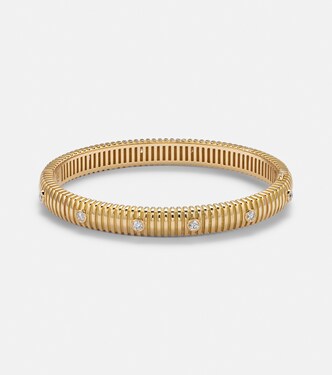 Clio 18kt gold (750/1000) bracelet with diamonds | Pamela Zamore