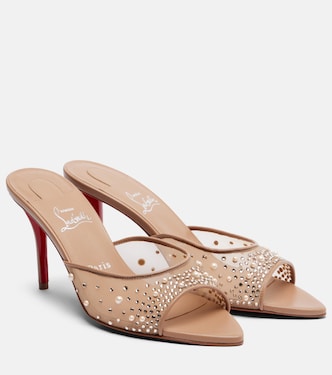 Miss Z Degrastrass Perla 100 mesh mules | Christian Louboutin