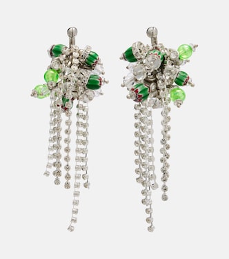 Crystal-embellished drop earrings | Dries Van Noten