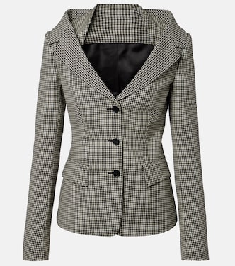Gingham layered blazer | McQueen