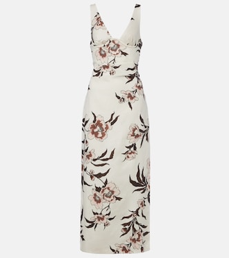 Floral linen maxi dress | SIR