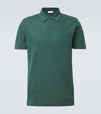 Cotton polo shirt | Sunspel