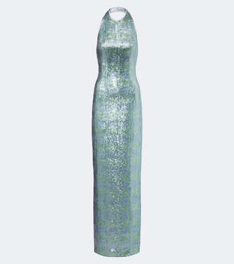 Nerine gingham sequined gown | Markarian