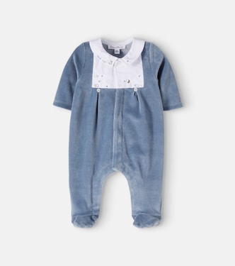 Baby embroidered cotton-blend onesie | Tartine et Chocolat