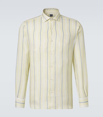Striped linen shirt | Fedeli