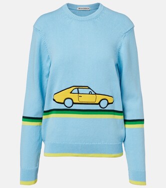 Embroidered cotton sweater | JW Anderson