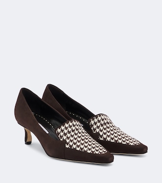 Escarpins Petusi en daim | Manolo Blahnik