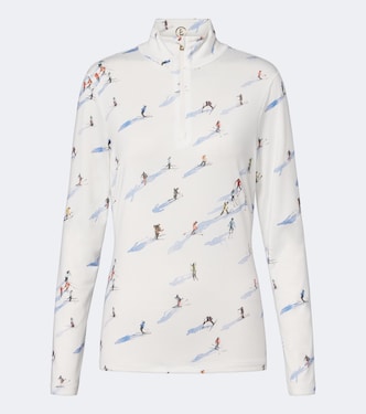 Beline printed zip-up ski top | Bogner