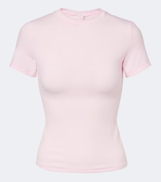 Cotton Jersey cotton-blend T-shirt | Skims