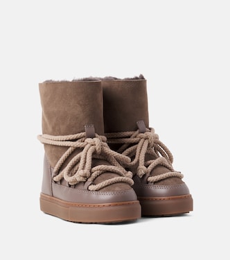 Schneestiefel Classic High aus Veloursleder | Inuikii Kids