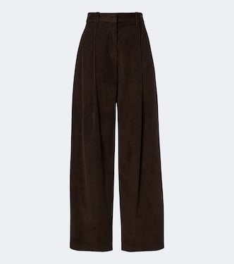 Monili corduroy wide-leg pants | Brunello Cucinelli