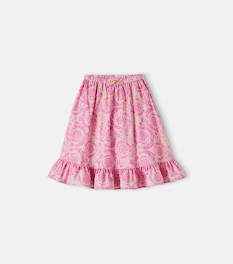 Jupe Medusa Barocco en coton | Versace Kids