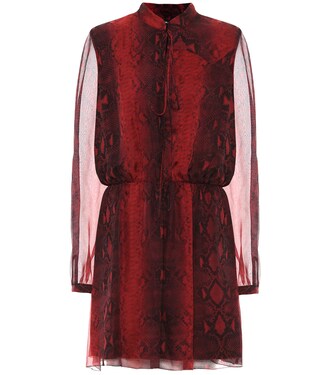 Robe imprimée en soie | Amiri