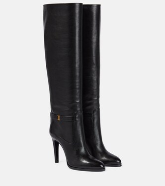 Diane 105 leather knee-high boots | Saint Laurent
