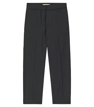 Wool-blend straight pants | Stella McCartney Kids