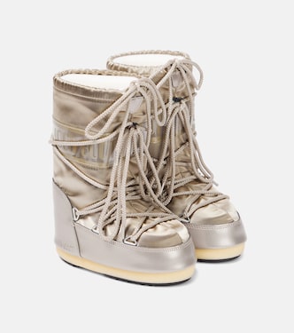 Schneestiefel Icon Glance aus Satin | Moon Boot Kids