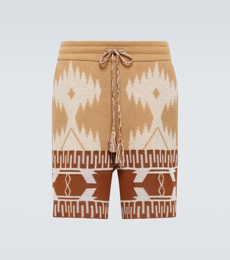 Shorts Icon Piquet in jacquard di cotone  | Alanui