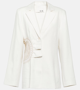 Atacama linen-blend blazer | SIR