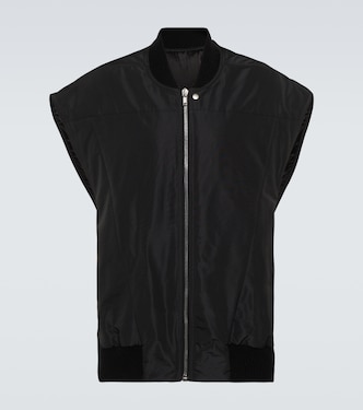 Jumbo coated denim vest | Rick Owens