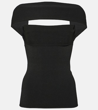 Cutout ribbed-knit top | Toteme