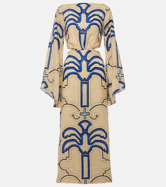 Robe midi en lin | Johanna Ortiz